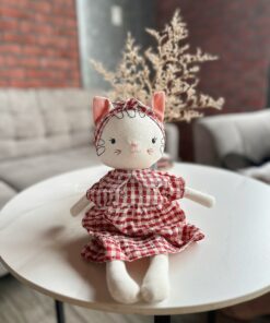 Handmade Heirloom Cat Doll A Cherished Companion for Little Ones