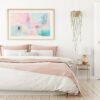 Pastel Paradise Vibrant Abstract Art for a Girly and Preppy Nursery