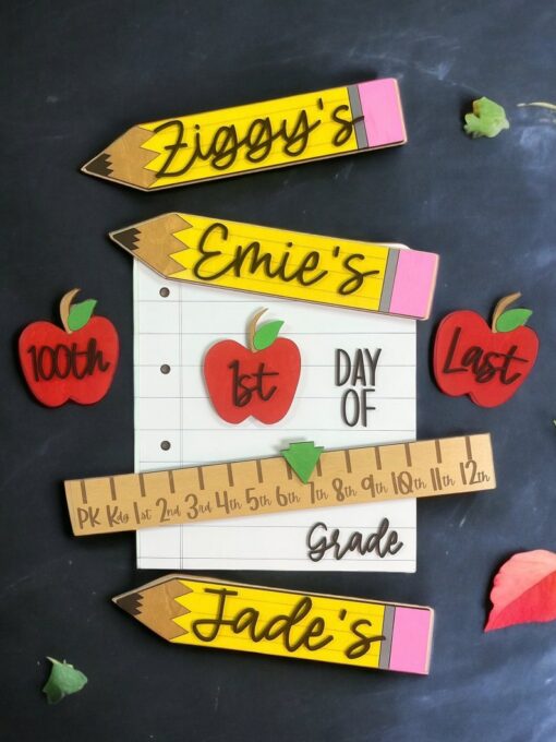 Personalized Interchangeable Back-to-School Sign Express Yourself, Welcome Students