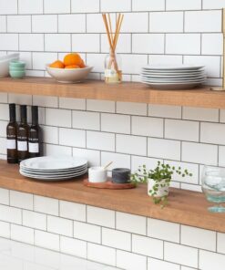 Alder Solid Hardwood SMOOTH Floating Shelf Elevate Your Home Decor with Effortless Style