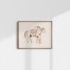 Unbridled Love Gicl?e Print of Western Romance, Celebrating Pride and Vintage Charm
