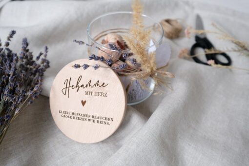 Personalized Engraved Storage Glass for Midwives A Heartfelt Gift for Healthcare Heroes