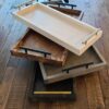 Rustic Wooden Serving Tray Versatile Centerpiece, Ottoman Coffee Table, Charcuterie Board, Thanksgiving Home Decor, Cheese Board
