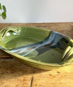 Handmade Green Ceramic Party Platter A Versatile Addition to Your Home and Gatherings