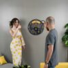 Ring Hookey Wall Board Game Housewarming Gift, Metal Wall Decor, Adult Toys, Game Room Decor, Play on Wall Metal Wooden Wall Art Decor