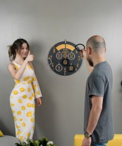 Ring Hookey Wall Board Game Housewarming Gift, Metal Wall Decor, Adult Toys, Game Room Decor, Play on Wall Metal Wooden Wall Art Decor