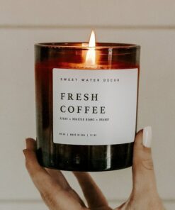 Invigorating Fresh Brewed Coffee Candle A Coffee Lover's Aromatic Delight