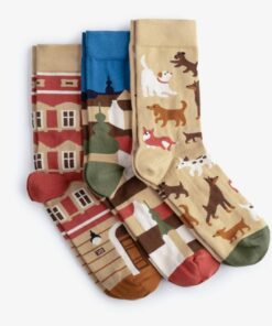 Old Town 3-Pack Vibrant Socks for Men and Women | Perfect Gift Idea