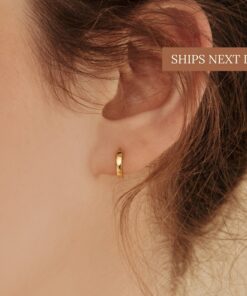 Caitlyn Minimalist Huggie Earrings The Perfect Everyday Accessory