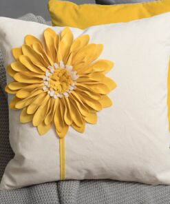 Sunflower Throw Pillow Cover Brighten Your Home with Floral Charm