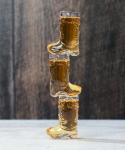 Personalized Cowboy Boot Shot Glass Set Lasso Your Party with Style