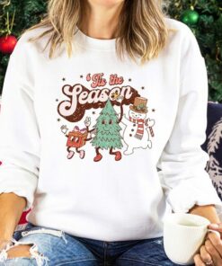Deck the Halls with Festive Cheer Tis the Season Christmas T-shirt