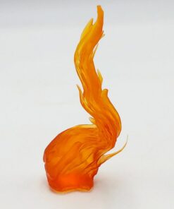 Glowing Embers WILD FIRE! Translucent Orange Resin Fire Diorama for Gaming and Fairy Gardens