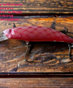 Handcrafted Trout Tracker "Rose Water" Rapala Replica for Precision Fishing