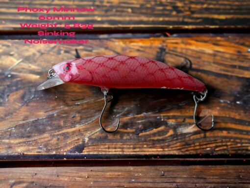 Handcrafted Trout Tracker "Rose Water" Rapala Replica for Precision Fishing