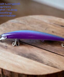 Pike's Nemesis "Purple River" Handcrafted Jerkbait for Unstoppable Fishing