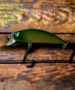 ?Minnow Kaki 2? Handcrafted Trout Enticer | Precision-Engineered Hard Lure
