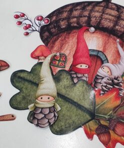 Acorn House Printable Play Set Build a Fairy Land, DIY Paper Craft for Kids, Pretend Play, Animal Puppets, Paper Doll House