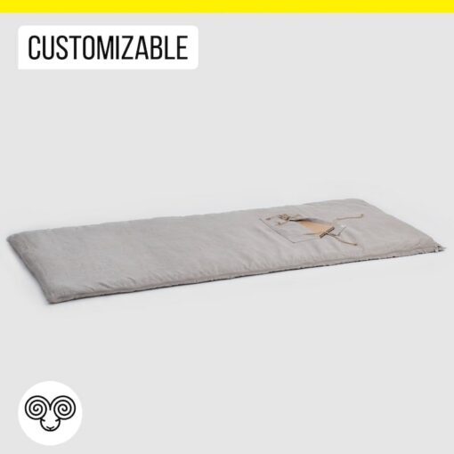 Cozy Nights in Nature's Embrace All-Natural Wool Sleeping Bag for Year-Round Comfort