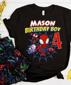 Spidey-tastic Birthday Tee Celebrate with Spidey and His Amazing Friends