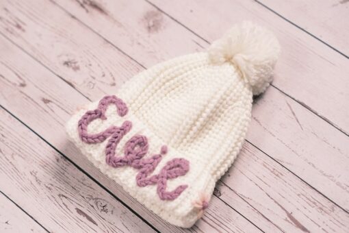 Cozy Winter Haven Embroidered Kid's Hat for Warm and Stylish Adventures