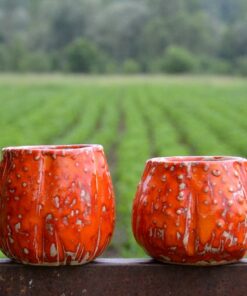 Bewitching Pumpkin Mugs A Spooktacular Duo of Handmade Ceramic Cups