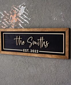 Personalized Farmhouse Wall Decor A Timeless Keepsake for Your Home and Family