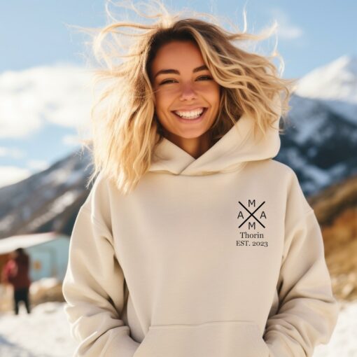 Personalized Birth Year Hoodie A Timeless Treasure for Mom