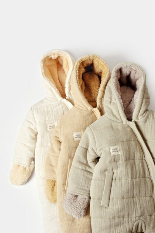 Cozy and Breathable Organic Muslin Astronaut Romper for Baby's Cosmic Adventures
