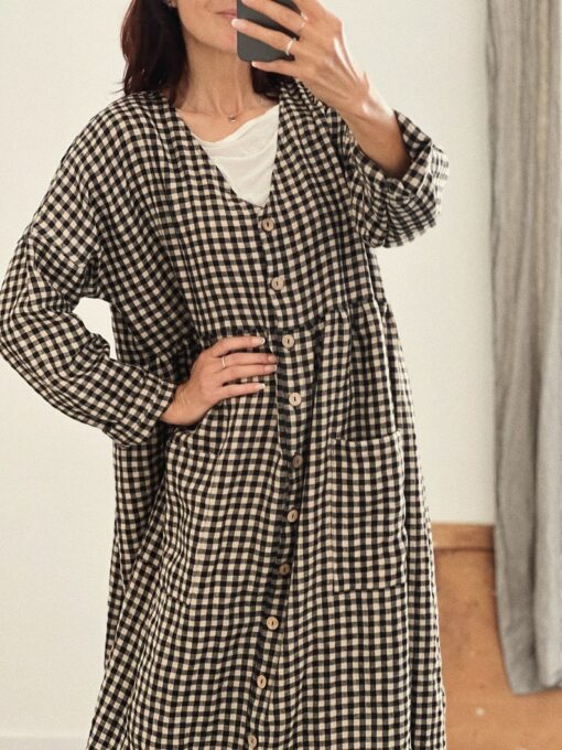 Breezy Linen Oversized Dress Elevate Your Style with Comfort and Elegance