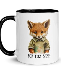 Sip with a Smile "For Fox Sake" Mug for Foxy Fun