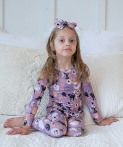 Cozy and Spooky Bamboo Halloween Pajamas for Kids