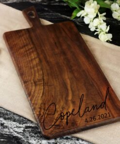 Personalized Rustic Charcuterie Board A Unique Wedding or Anniversary Gift