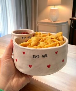 Eat me Dip me Chip and Dip Bowl (Factory Second)