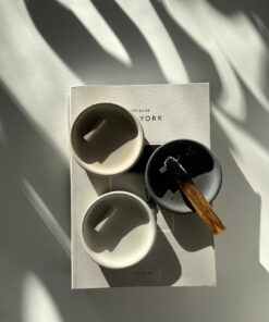 Palo Santo Holder Minimalist Concrete Burner for Incense, Meditation, and Yoga