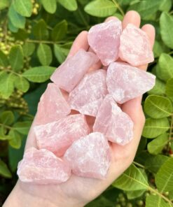 Premium Rose Quartz Rough Stones Choose Your Quantity (Grade 'A' Natural Crystals)
