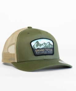 Grand Tetons National Park Majestic Peaks Embroidered Cap