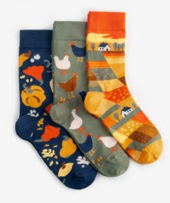Harvest Hues Vibrant Socks for Every Occasion | Perfect Gift for Him or Her