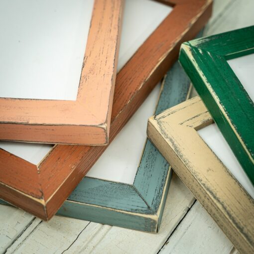 Weathered Emily Customizable Handmade Picture Frame for Gallery Wall Decor