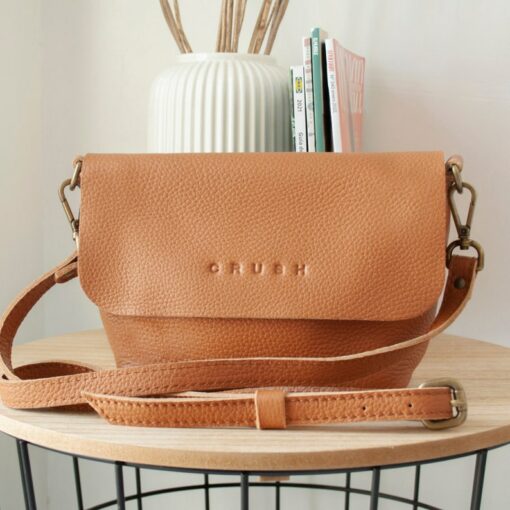 Exquisite Handmade Leather Crossbody Bag Timeless Elegance for Women