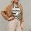 Genuine Leather Bum Bag Versatile Crossbody, Shoulder, or Belt Bag with Premium Leather Strap