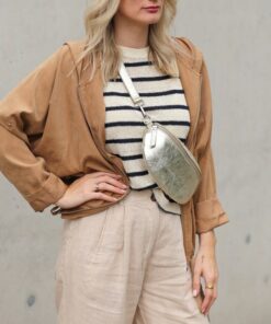 Genuine Leather Bum Bag Versatile Crossbody, Shoulder, or Belt Bag with Premium Leather Strap