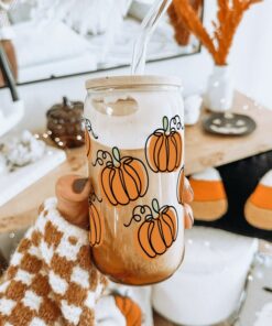 Pumpkin Spice and Everything Nice Your Fall Essential Glass Can Coffee Cup