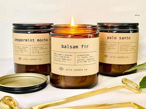 100% Pure Beeswax Candles Illuminate Your Home with Nature's Golden Glow