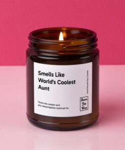 Indulge in the Aroma of the World's Coolest Aunt A Soy Candle Gift for Special Occasions