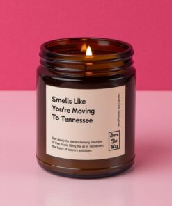Personalized Soy Candle A Scent of New Beginnings for Your Loved One's Journey