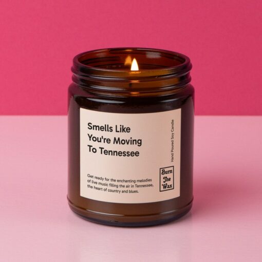 Personalized Soy Candle A Scent of New Beginnings for Your Loved One's Journey