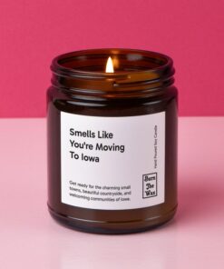 Personalized Soy Candle A Scent of New Beginnings for Your Loved One's Journey
