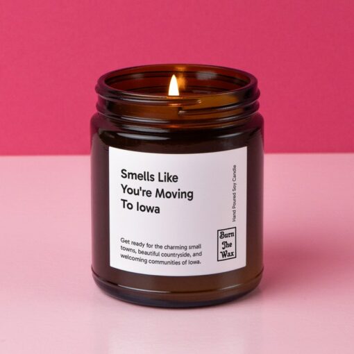 Personalized Soy Candle A Scent of New Beginnings for Your Loved One's Journey
