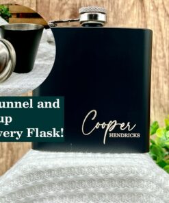 Personalized Stainless Steel Flask The Perfect Custom Gift for Any Occasion